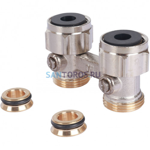 Узел нижнего подключения радиатора 3/4 НР x 3/4 НГ, прямой Multiflex F Oventrop 1015813