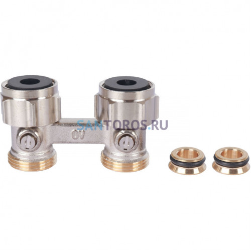 Узел нижнего подключения радиатора 3/4 НР x 3/4 НГ, прямой Multiflex F Oventrop 1015813