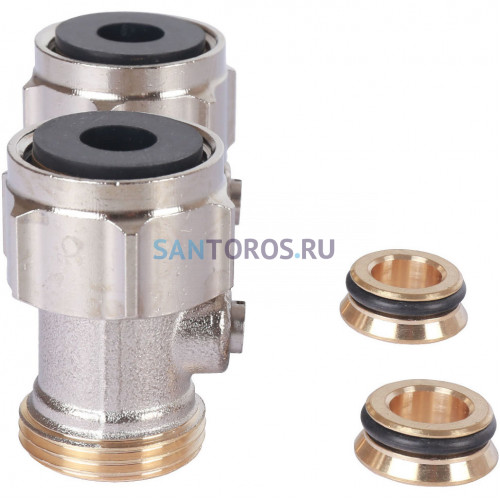 Узел нижнего подключения радиатора 3/4 НР x 3/4 НГ, прямой Multiflex F Oventrop 1015813