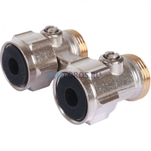 Узел нижнего подключения радиатора 3/4 НР x 3/4 НГ, прямой Multiflex F Oventrop 1015813