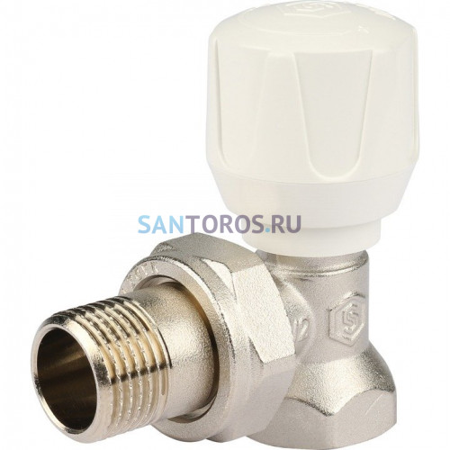Клапан ручной с закрытием затвора металл по металлу 1/2, угловой Stout SVR-2102-000015