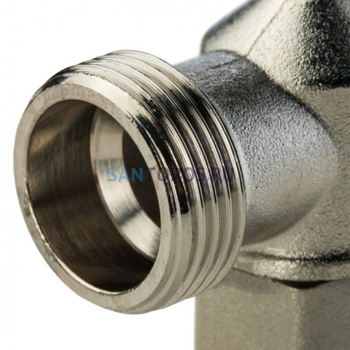 Кран шаровой угловой 1/2"x3/4" для стиральной машины Stout