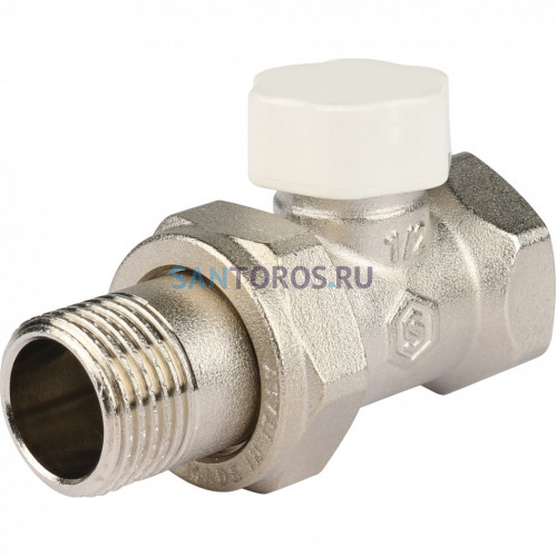 Клапан запорно-балансировочный 1/2, прямой Stout SVL-1176-000015