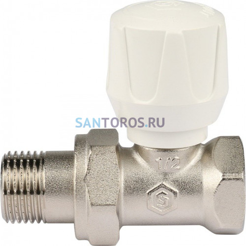 Клапан ручной с закрытием затвора металл по металлу 1/2, прямой Stout SVR-2122-000015