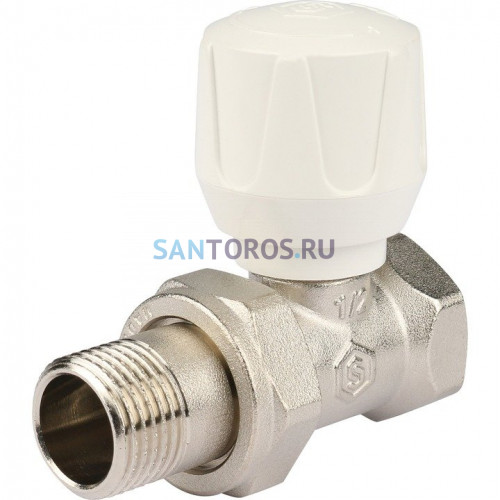 Клапан ручной с закрытием затвора металл по металлу 1/2, прямой Stout SVR-2122-000015