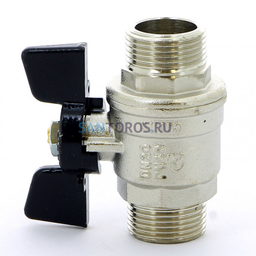 Кран шаровый НН бабочка 3/4 Bugatti 03270027