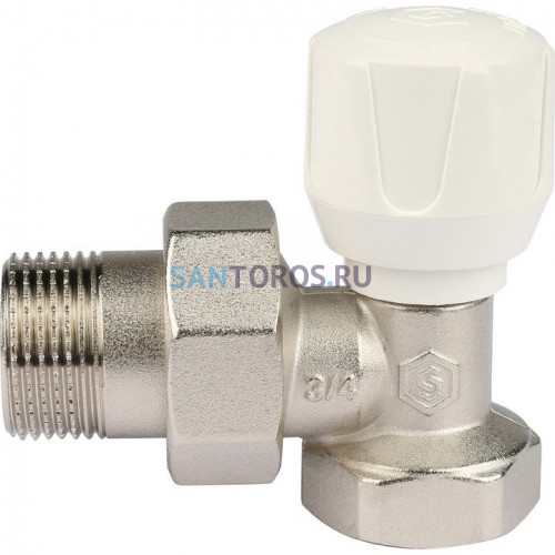 Клапан ручной с закрытием затвора металл по металлу 3/4, угловой Stout SVR-2102-000020