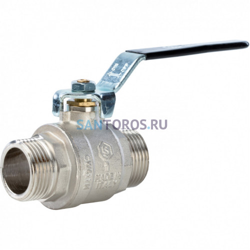 Кран шаровой полнопроходной НР/НР 1, ручка рычаг Stout SVB-0005-000025