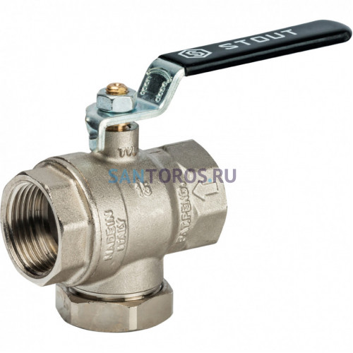 Кран шаровой с фильтром 1 Stout SVF 0001 000025
