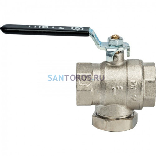 Кран шаровой с фильтром 1 Stout SVF 0001 000025