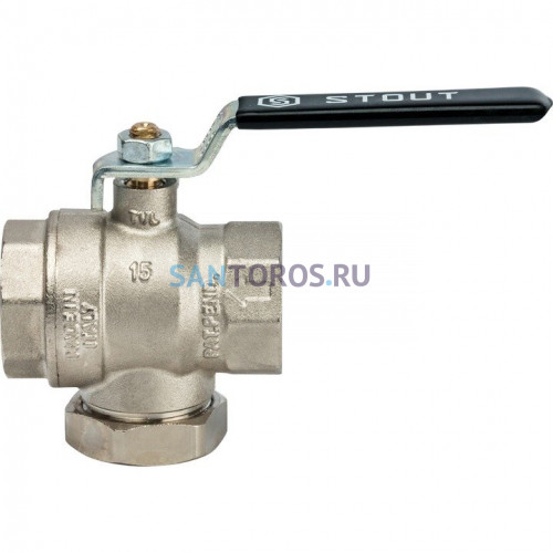 Кран шаровой с фильтром 1 Stout SVF 0001 000025