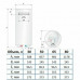 Водонагреватель Ariston BLU1 ECO ABS PW 30 V SLIM, электрический накопительный (3700554 Аристон)