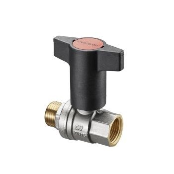 Кран шаровый 1/2" НВ маховик пластмассовый Optibal Oventrop